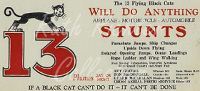 13 Black Cats business card