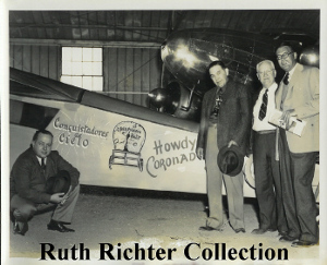 The Lockheed 12A, in New Mexico in the early 1940's, a "Conquistadores del Cielo" gathering.