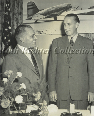 Paul Richter with John A. Collings, early T.A.T. pilot and friend