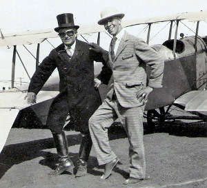 Richter (left) with a Sovereign productions actor
