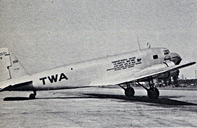 TWA's "Old 300" NC223Y...1st and only DC1. On Sept. 20, 1932